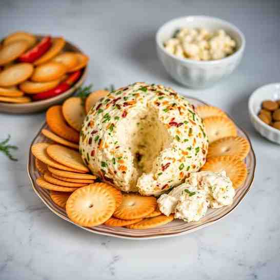 Sweet & Savory Cheese Ball Recipe - Easy Meal Prep Appetizer